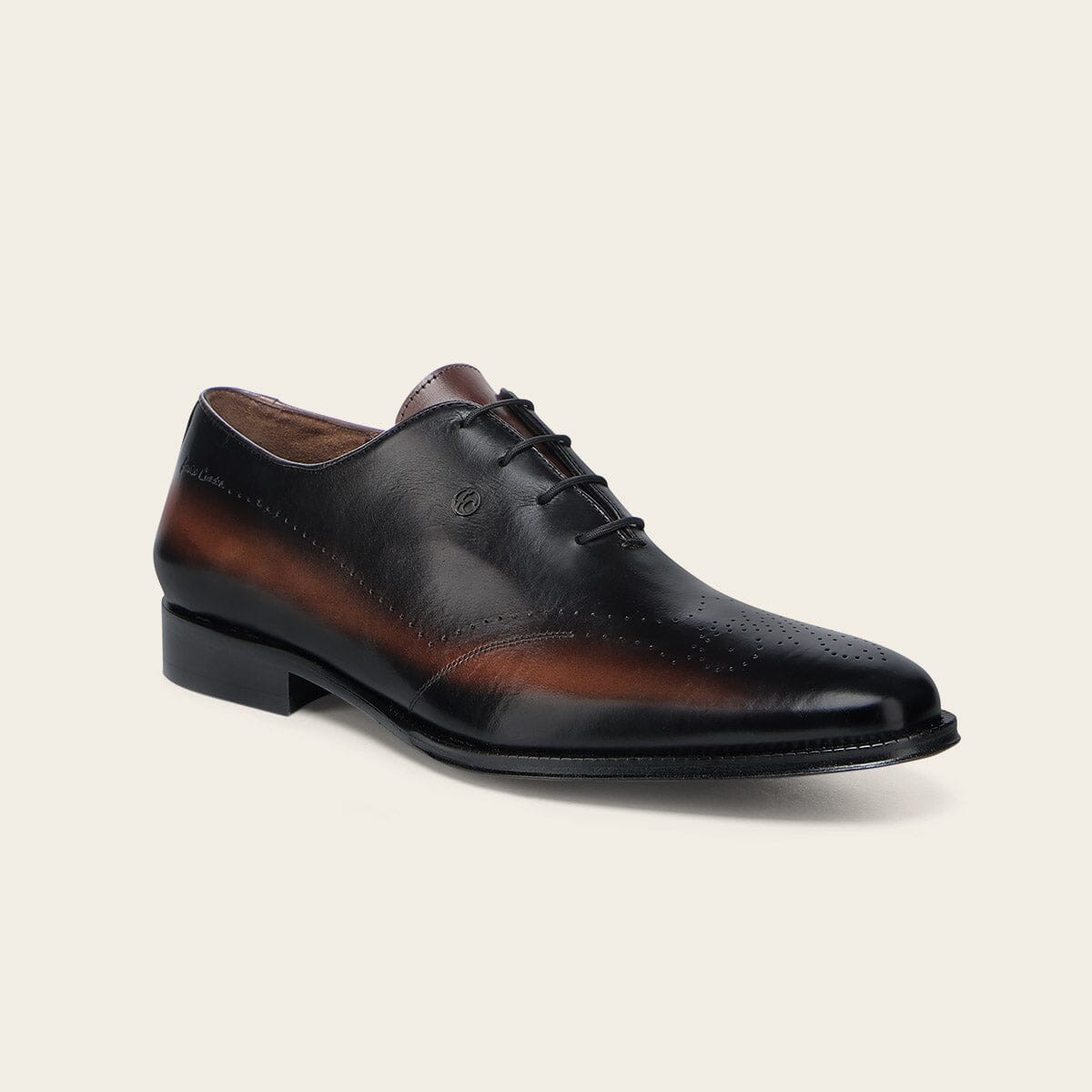 Zapato de vestir derby en piel genuina