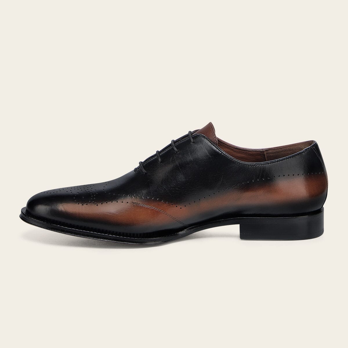 Zapato de vestir derby en piel genuina