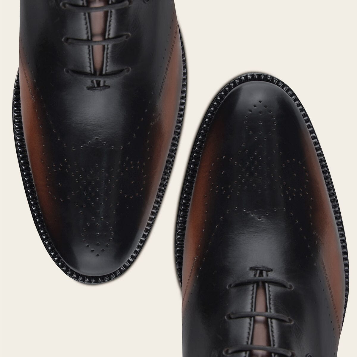 Zapato de vestir derby en piel genuina