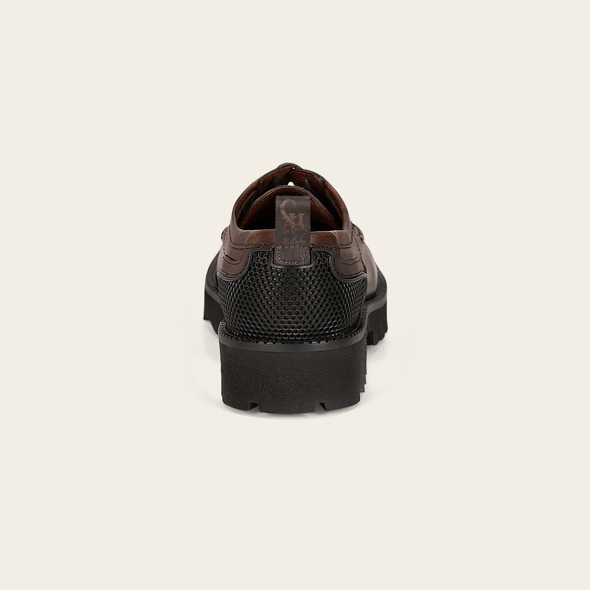 Zapato derby para caballero en piel de bovino con suela XL