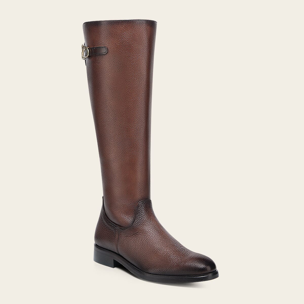 Bota casual en piel genuina de venado para dama