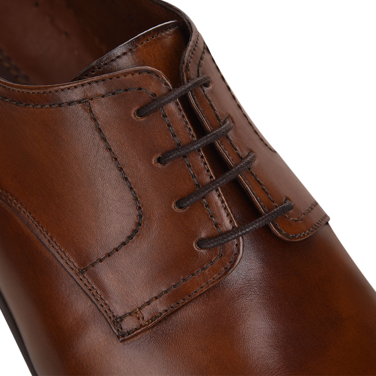 Zapato derby de vestir para caballero en piel de bovino