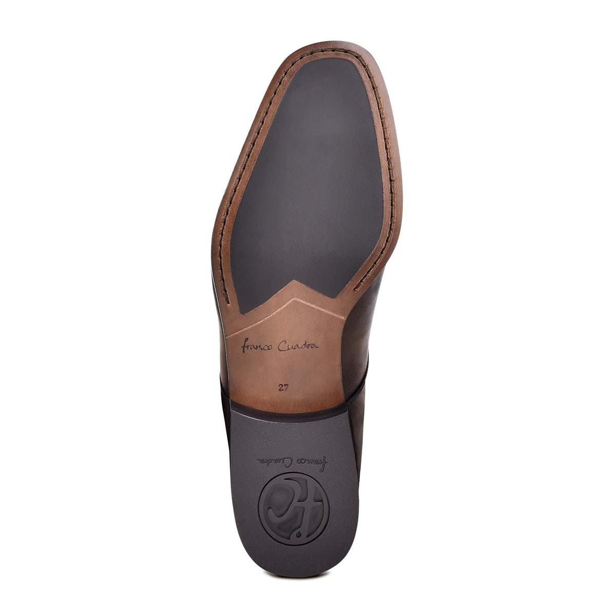 Zapato derby de vestir para caballero en piel de res