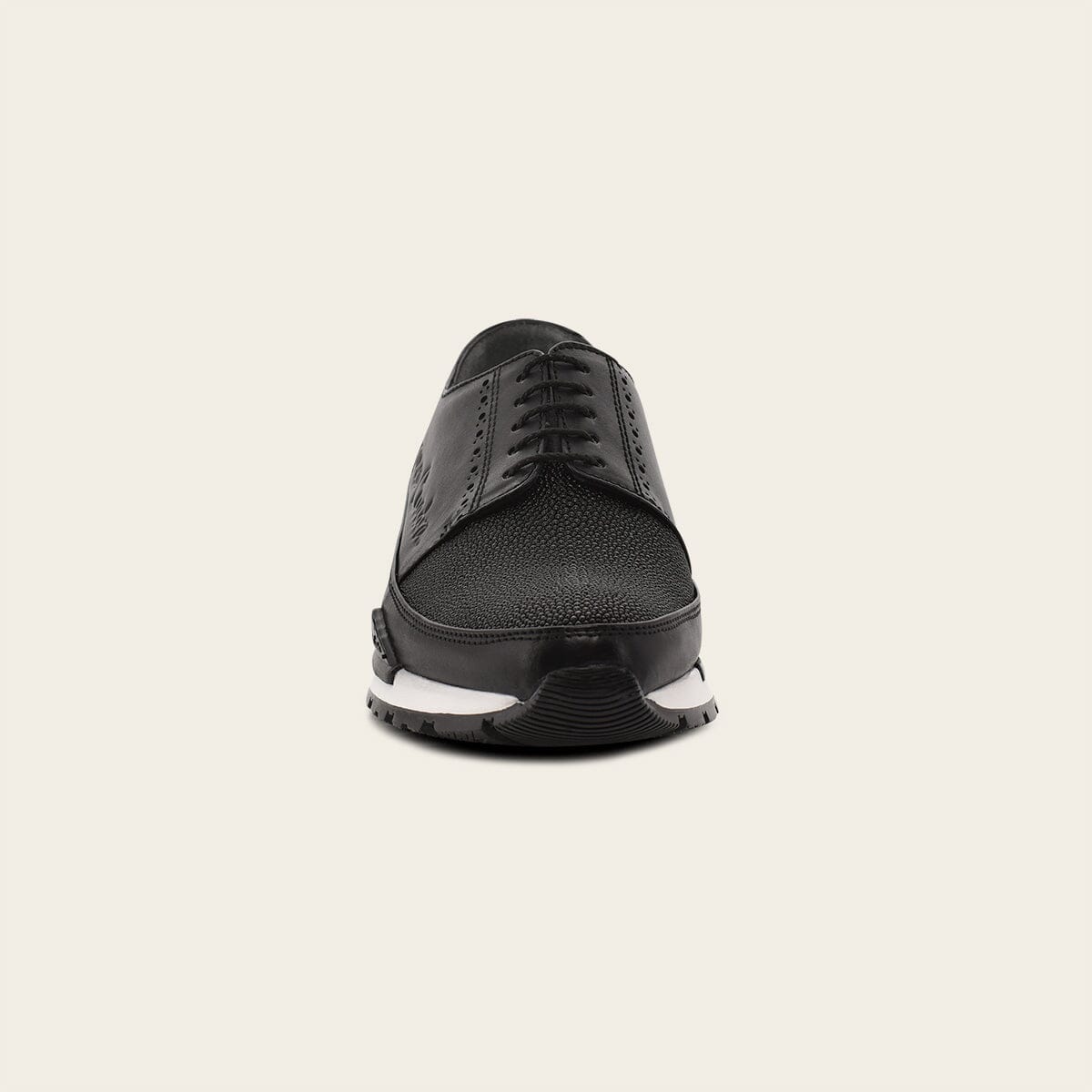 Tenis con piel genuina de mantarraya para caballero