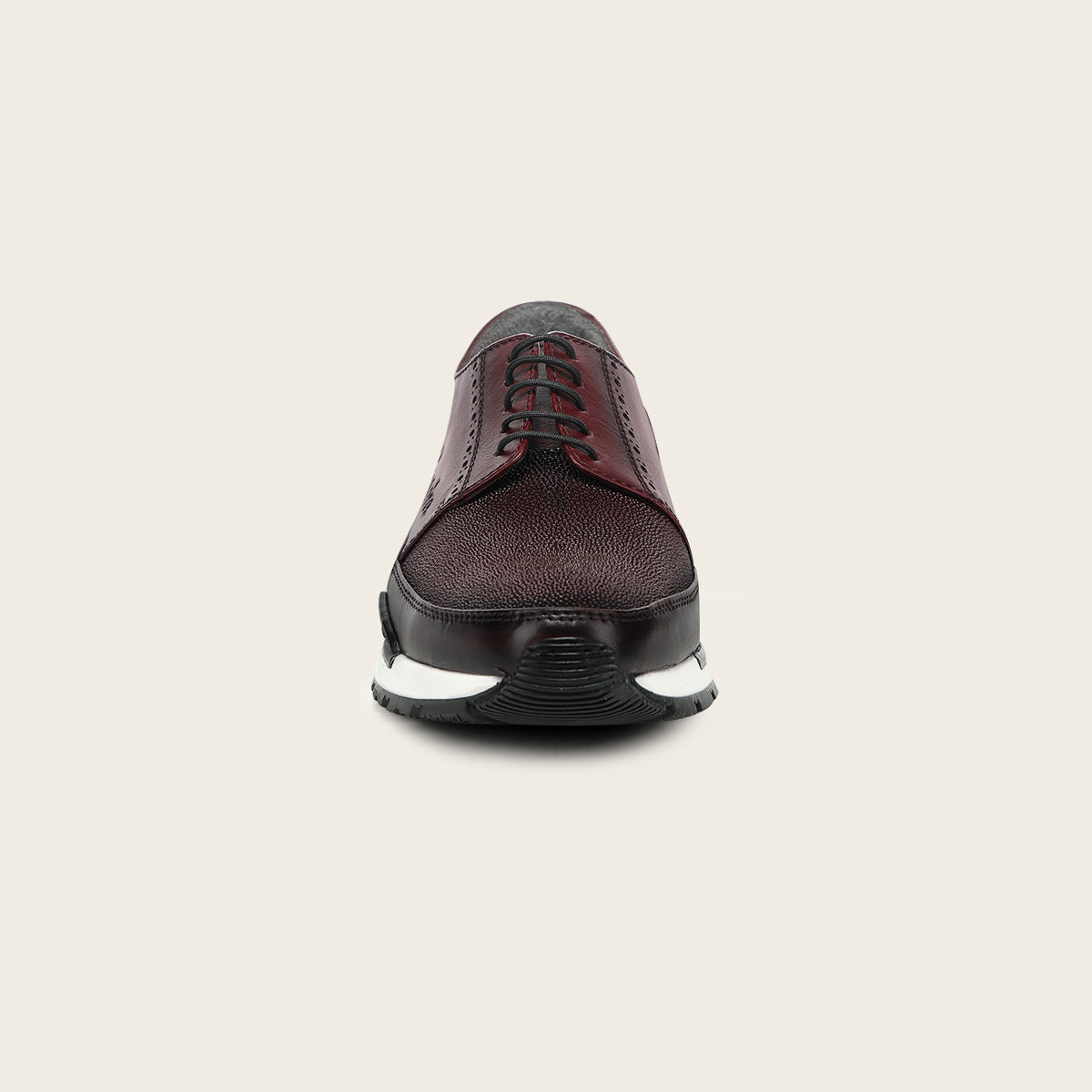 Tenis con piel genuina de mantarraya para caballero
