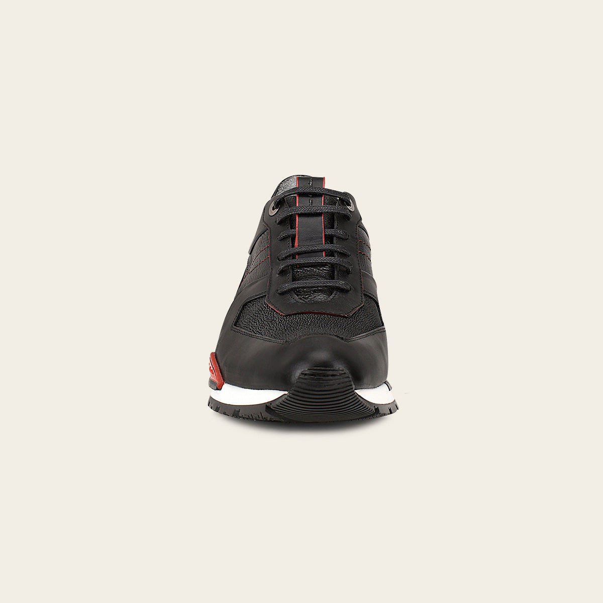 Tenis para caballero en piel genuina de mantarraya