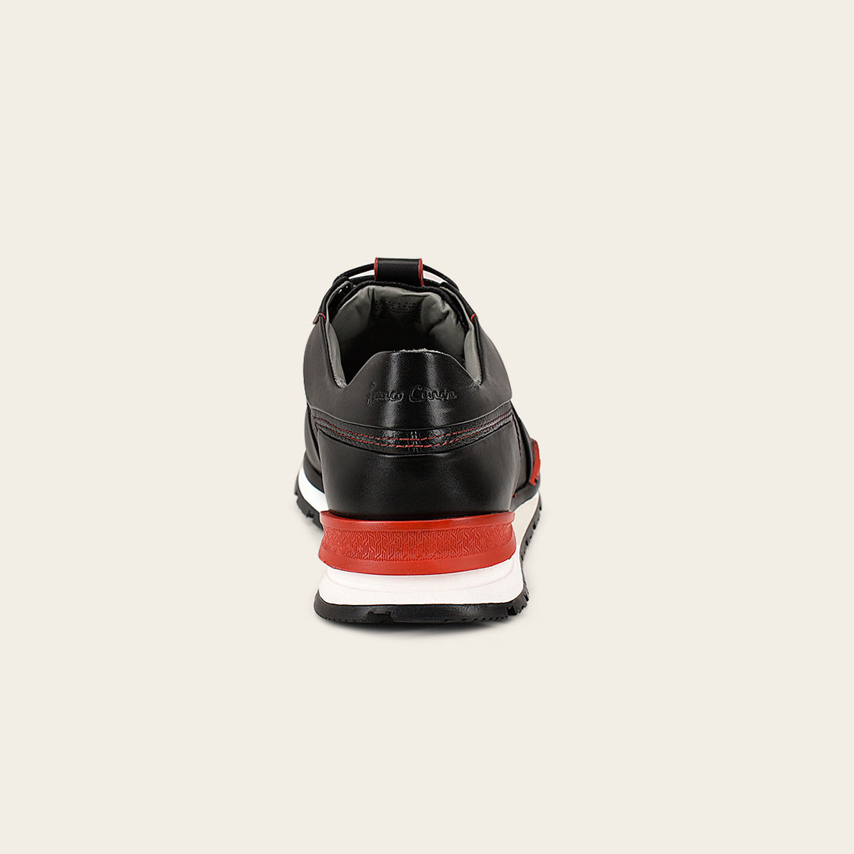 Tenis para caballero en piel genuina de mantarraya