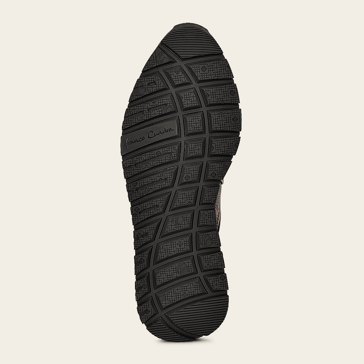 Tenis para caballero en piel genuina de mantarraya