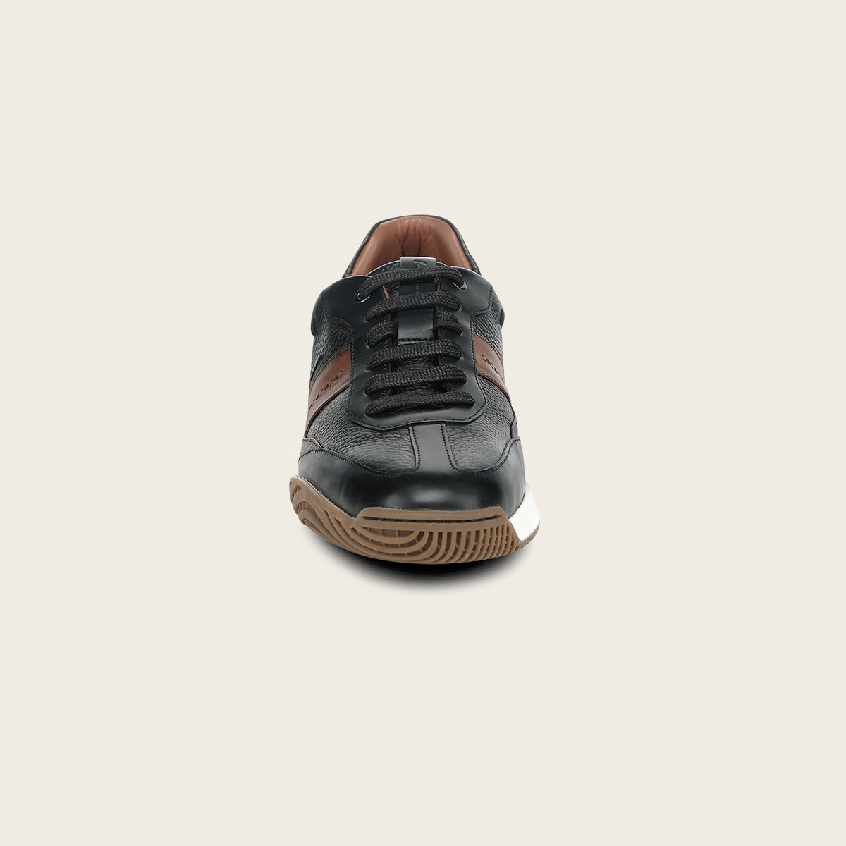 Tenis en piel genuina de venado para caballero