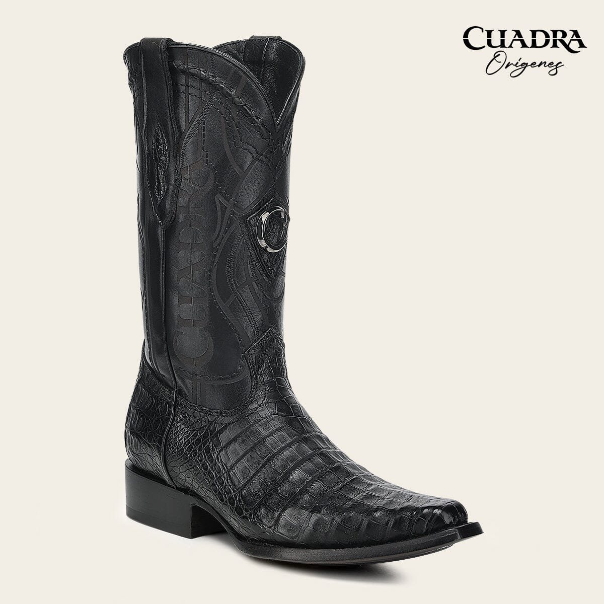 Bota tradicional en piel genuina de fuscus para caballero
