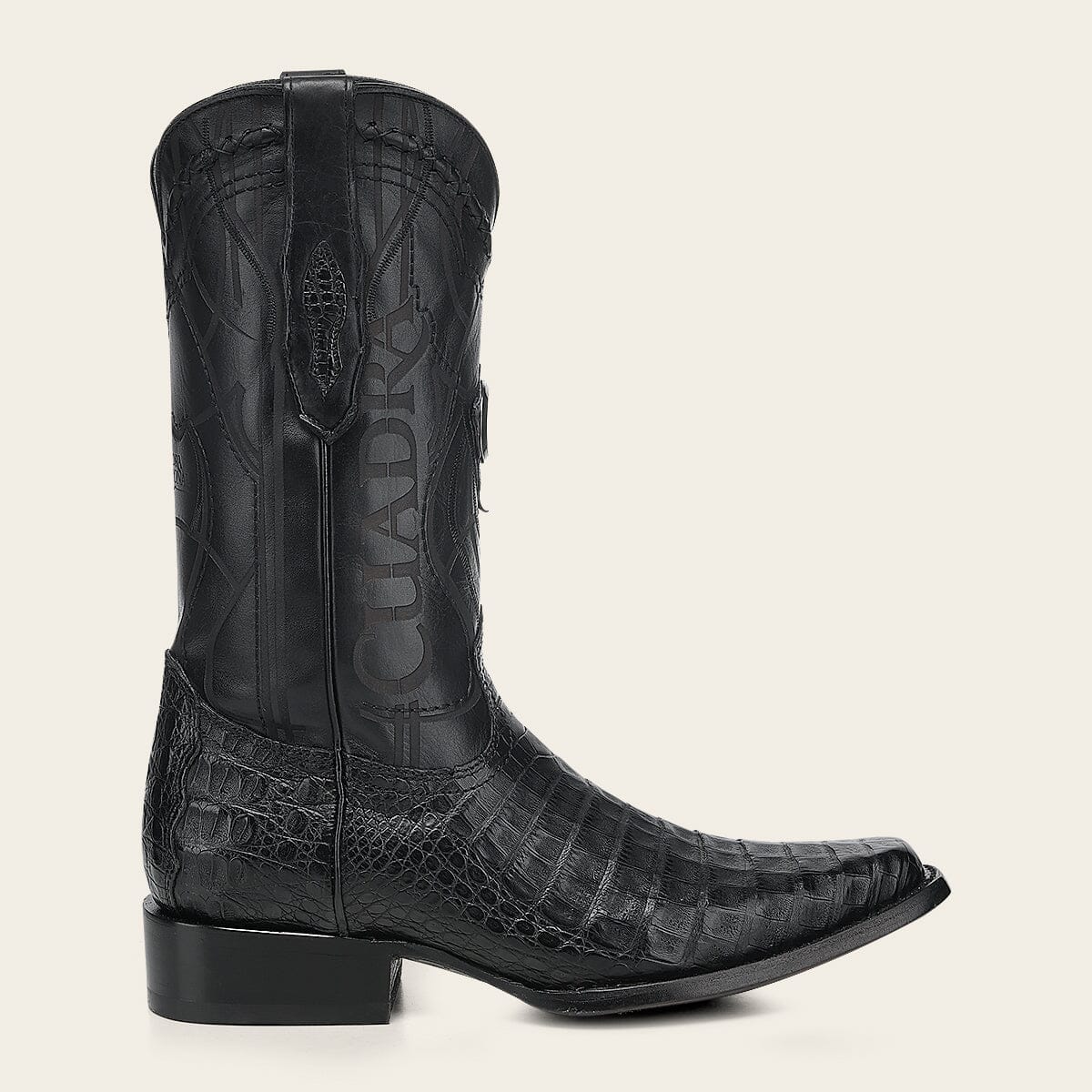 Bota tradicional en piel genuina de fuscus para caballero