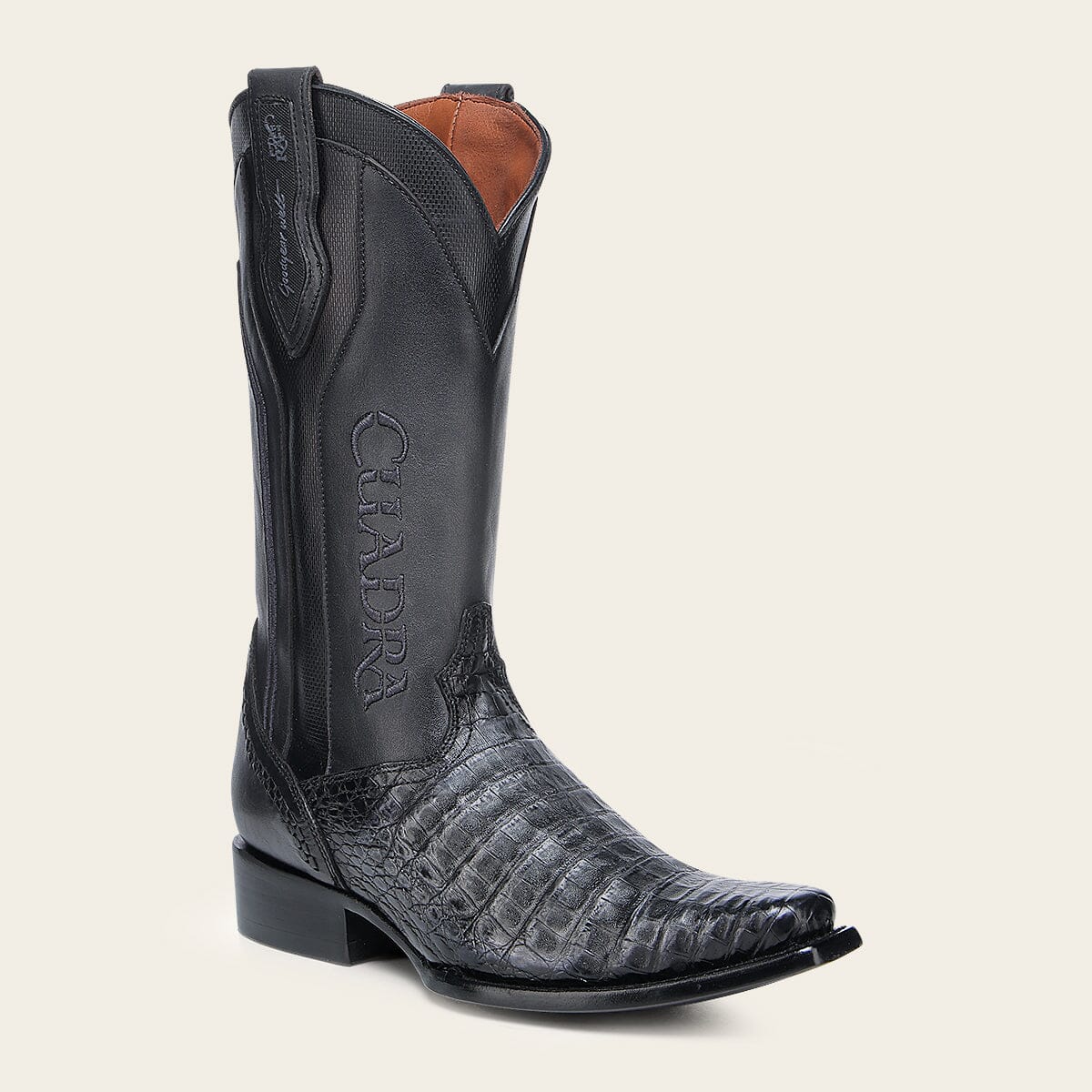 Bota tradicional en piel genuina de fuscus para caballero