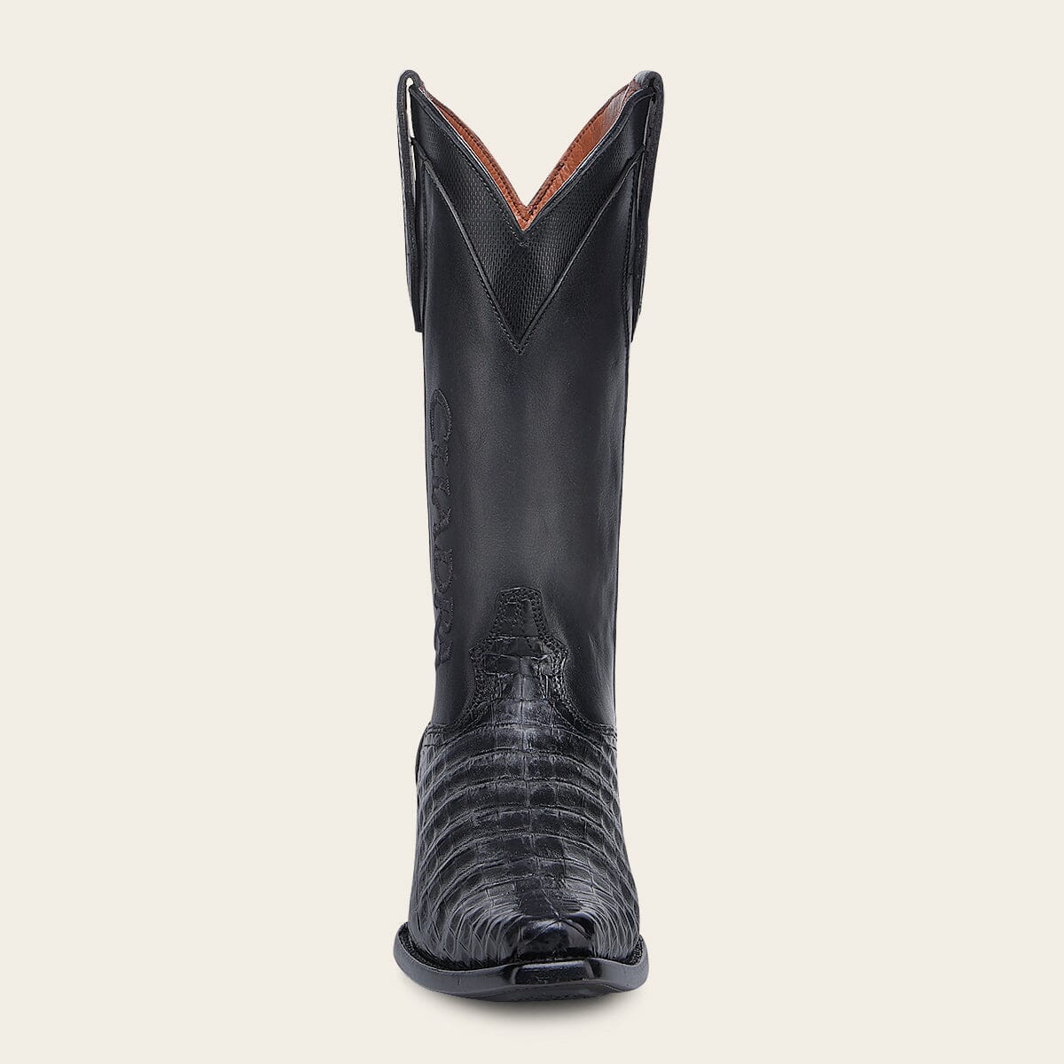 Bota tradicional en piel genuina de fuscus para caballero