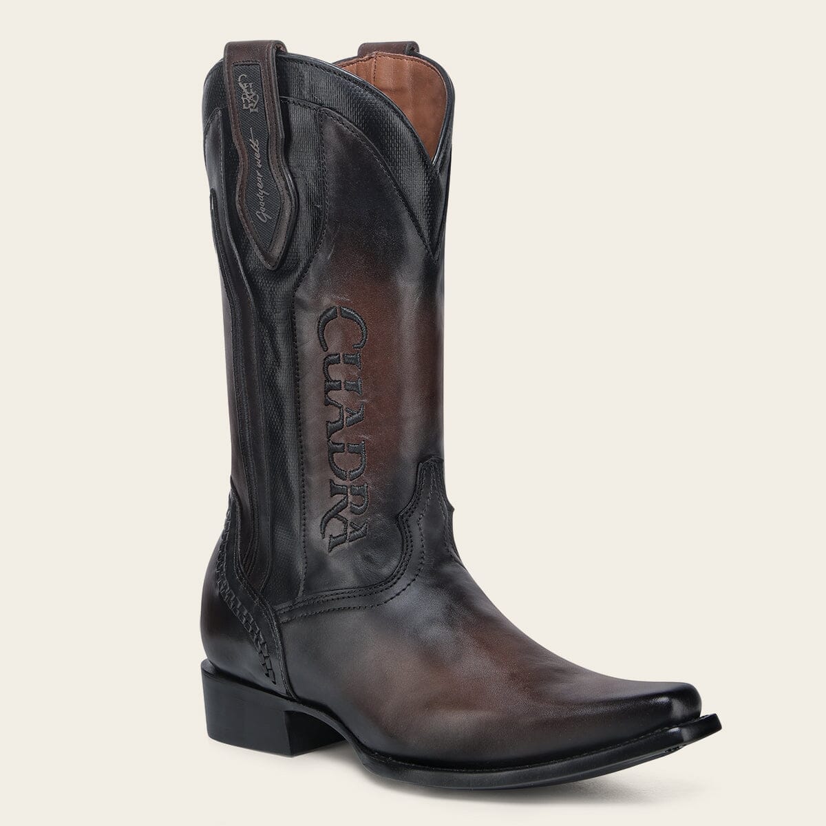 Bota tradicional en piel genuina para caballero