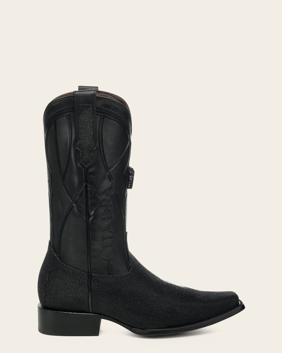 Bota de piel exotica de mantarraya