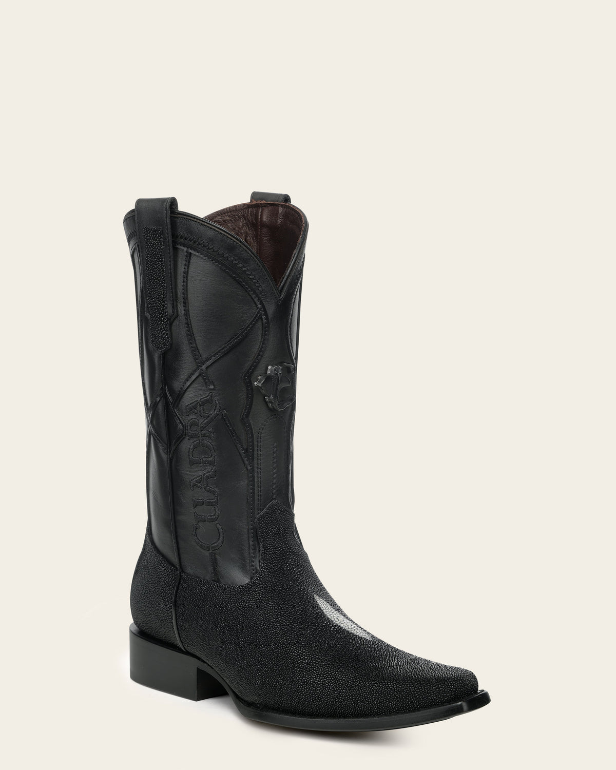 Bota de piel exotica de mantarraya