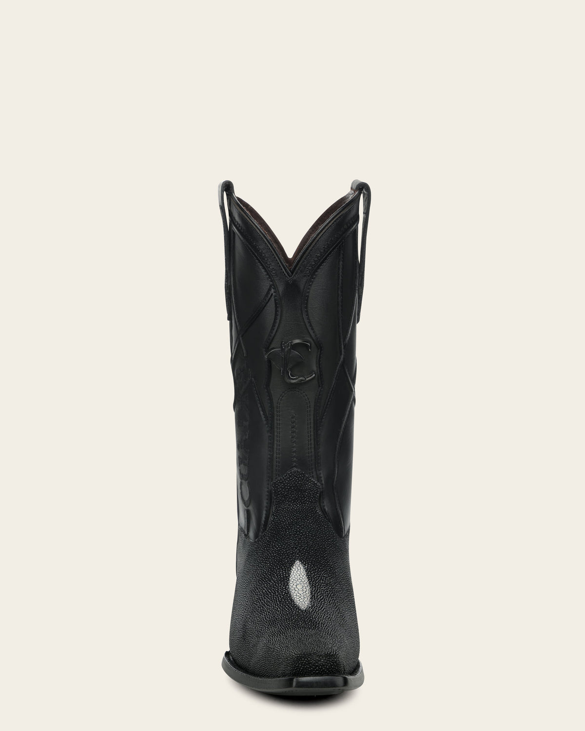 Bota de piel exotica de mantarraya