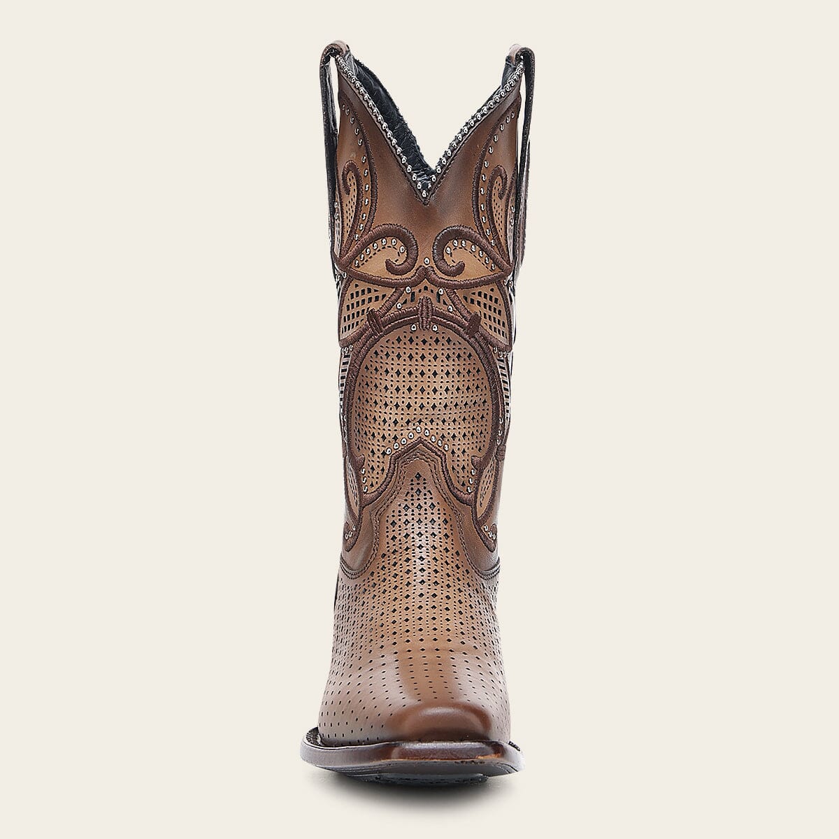 Bota rodeo en piel genuina para dama
