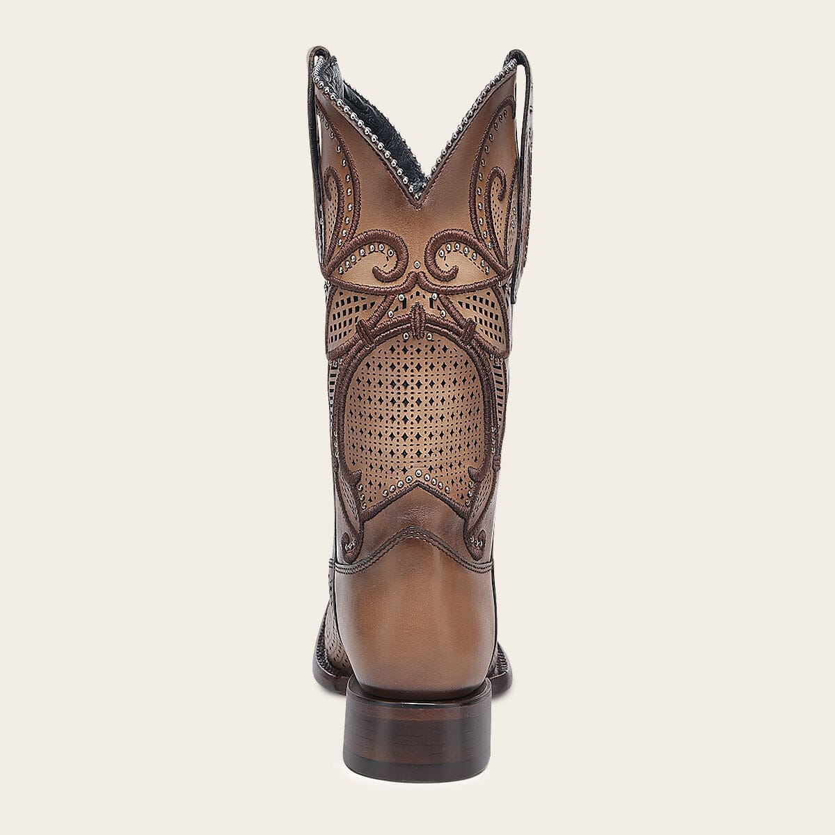 Bota rodeo en piel genuina para dama