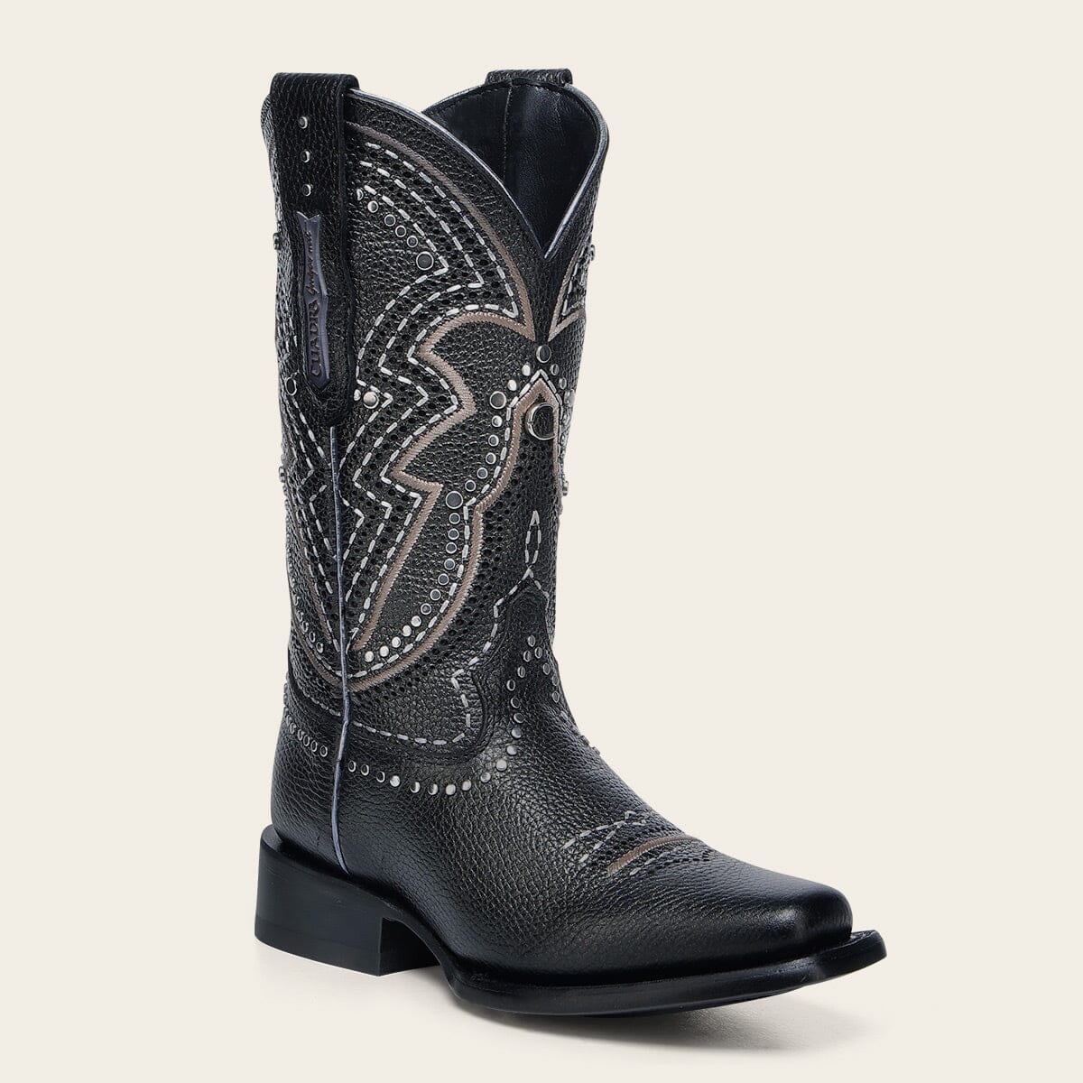 Bota rodeo en piel genuina para dama