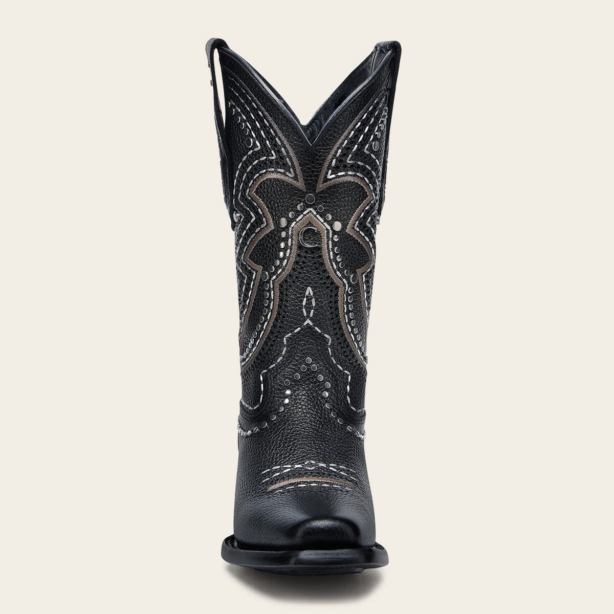 Bota rodeo en piel genuina para dama