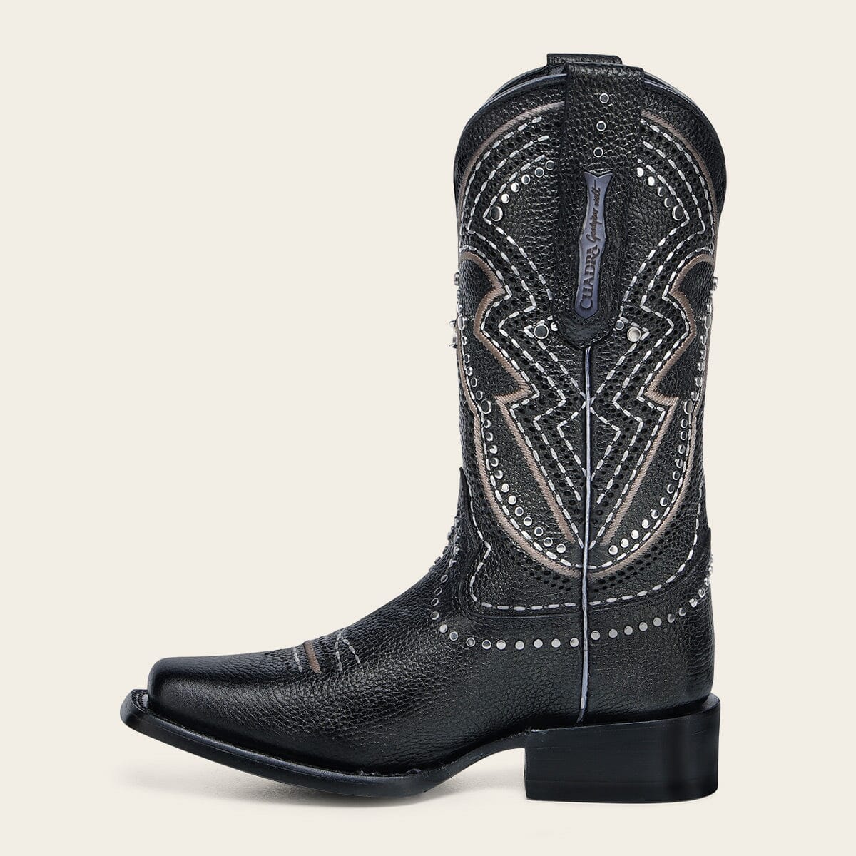 Bota rodeo en piel genuina para dama
