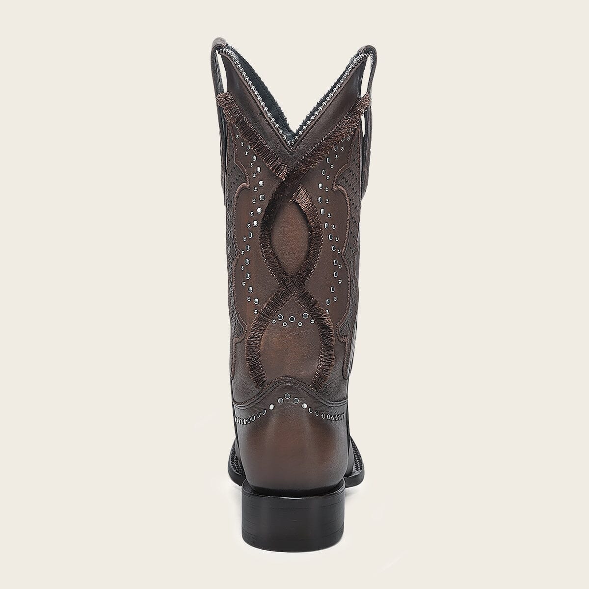 Bota rodeo en piel genuina para dama
