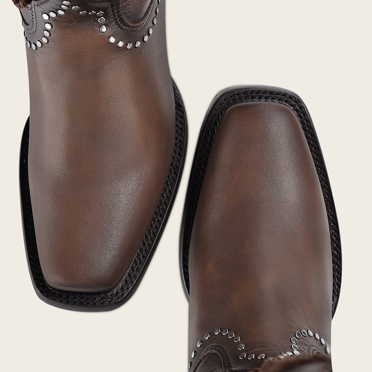 Bota rodeo en piel genuina para dama