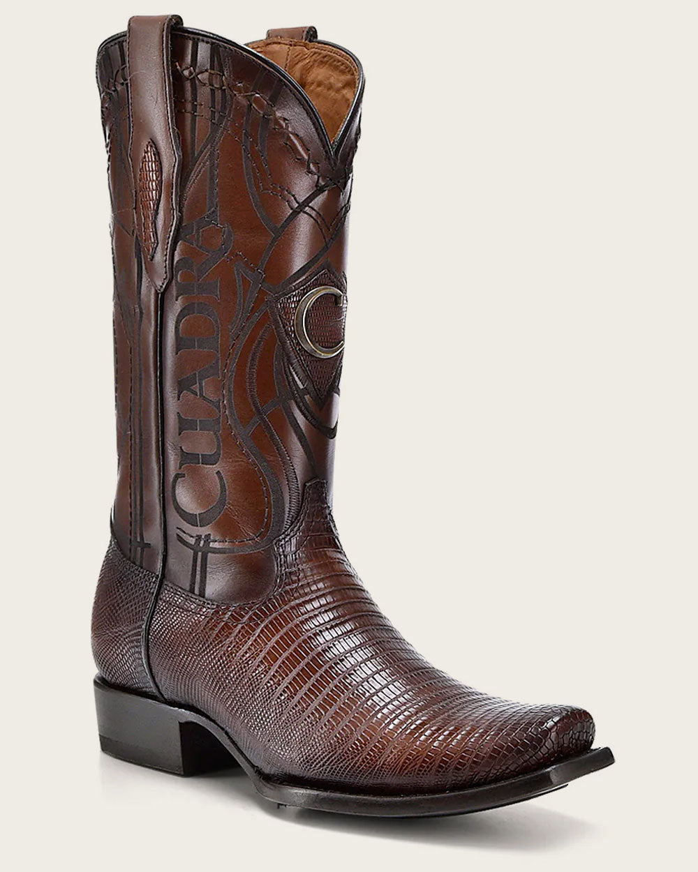 Bota Western de Lizard ( lagarto ) color miel