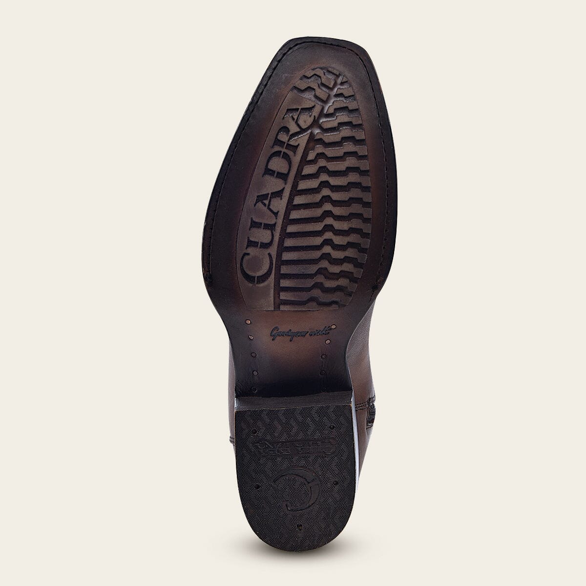 Bota casual en piel genuina de fuscus para caballero