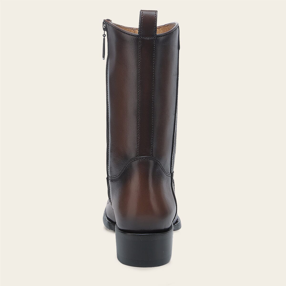 Bota casual en piel genuina de pata de avestruz para caballero
