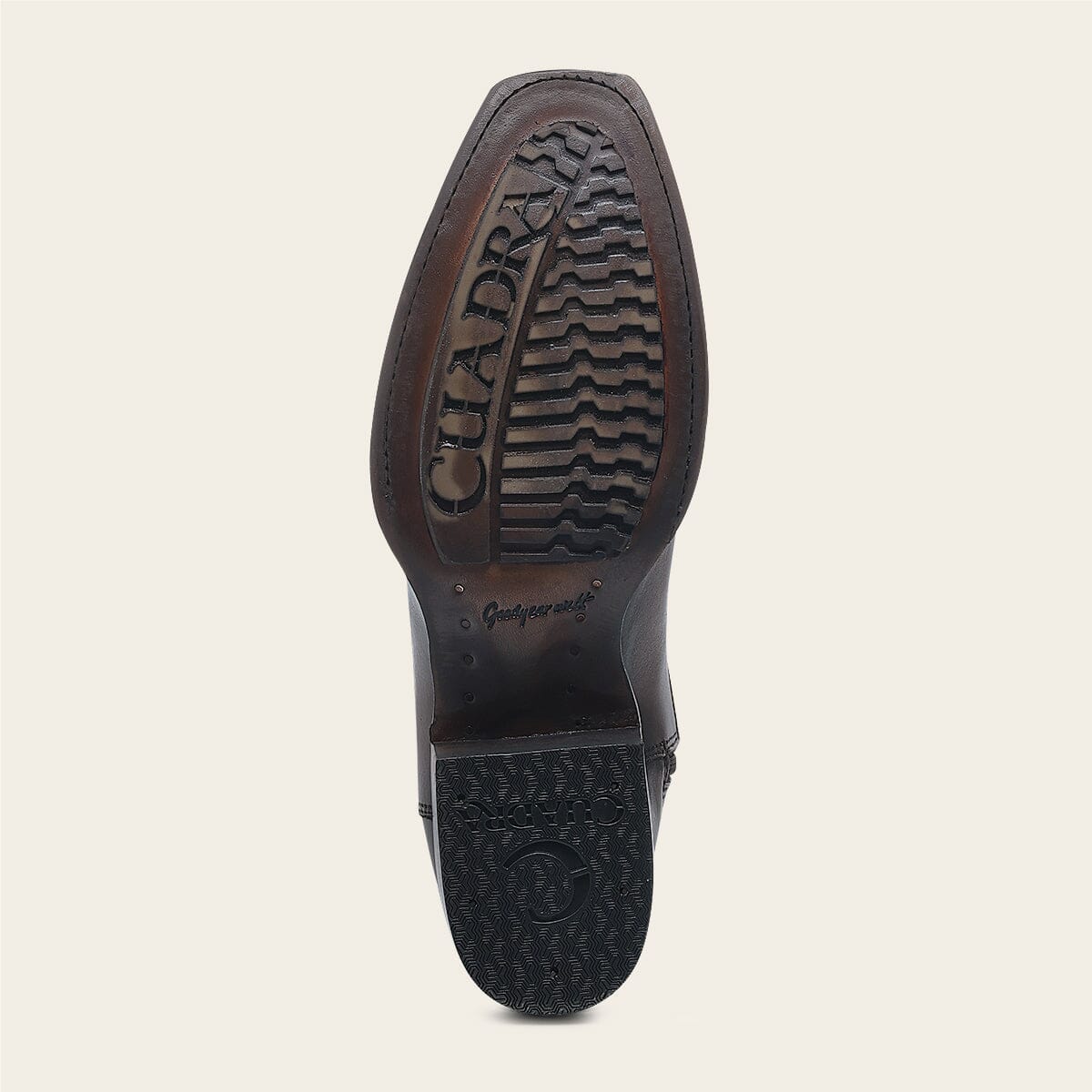Bota casual en piel genuina de pata de avestruz para caballero