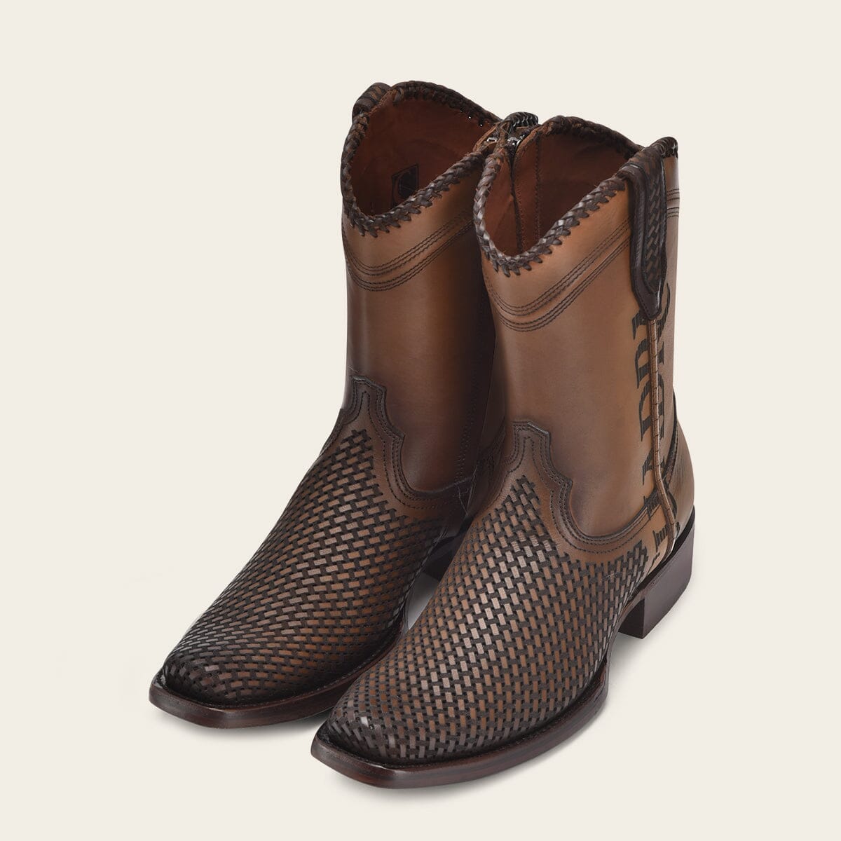 Bota casual en piel genuina para caballero