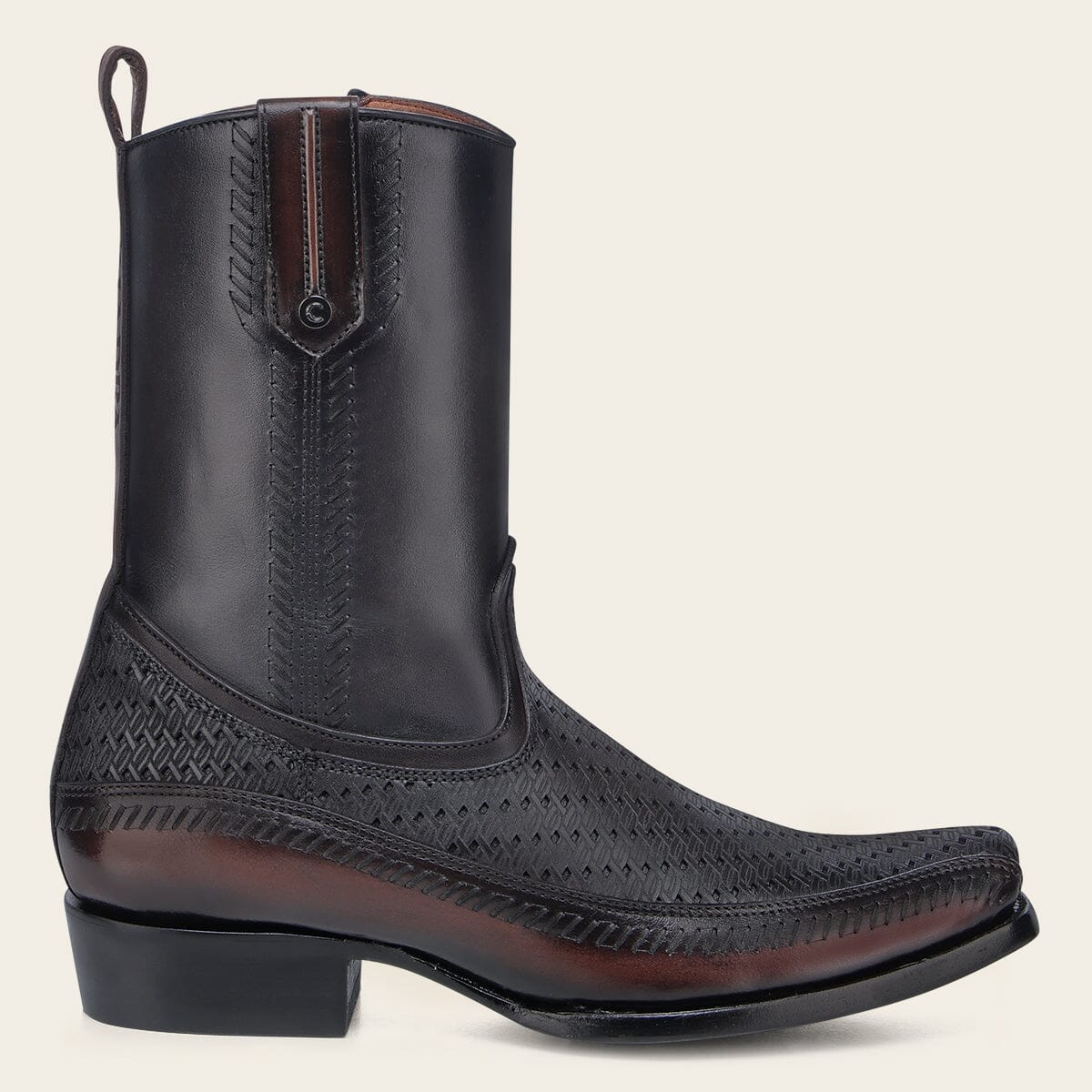 Bota casual en piel genuina para caballero