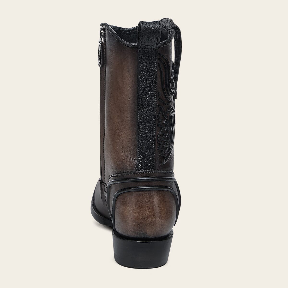 Bota urbana en piel genuina para caballero