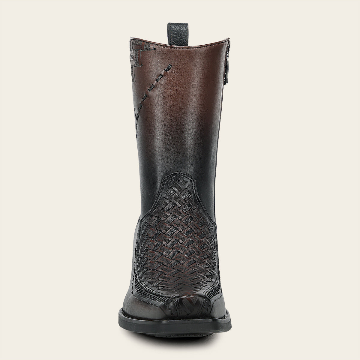 Bota urbana en piel genuina para caballero