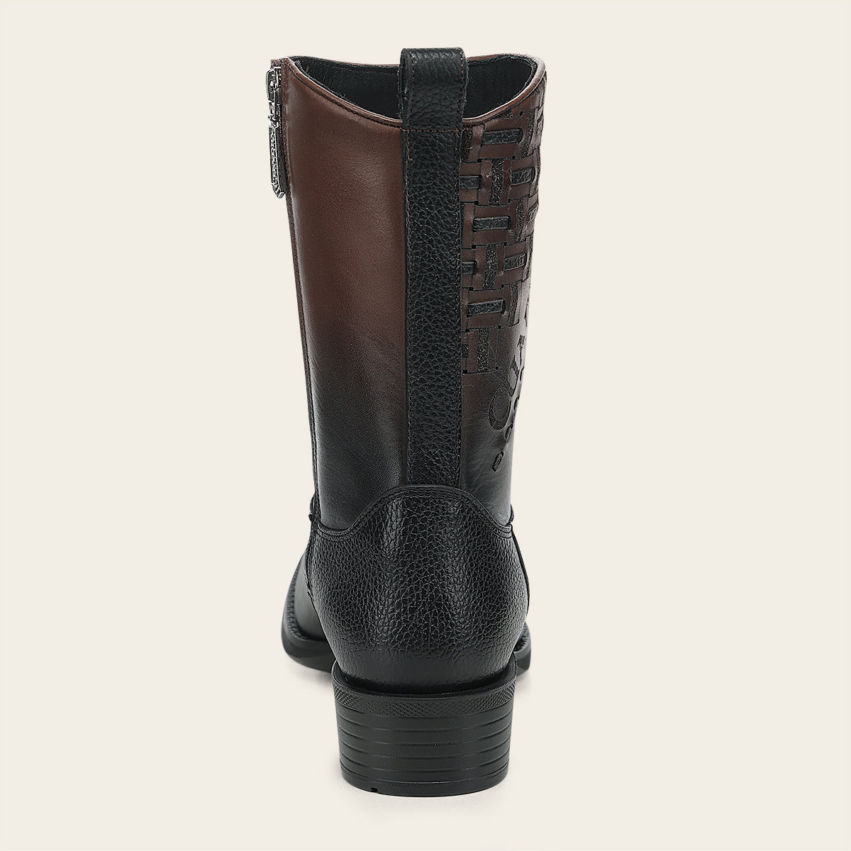 Bota urbana en piel genuina para caballero