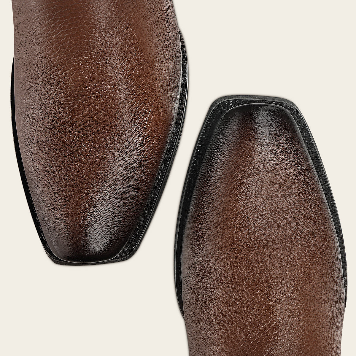 Bota urbana en piel genuina de venado italiano para caballero