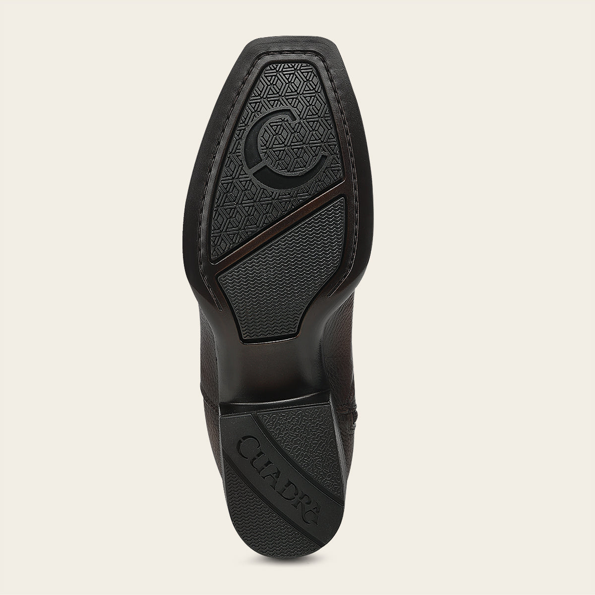 Bota urbana en piel genuina de venado italiano para caballero