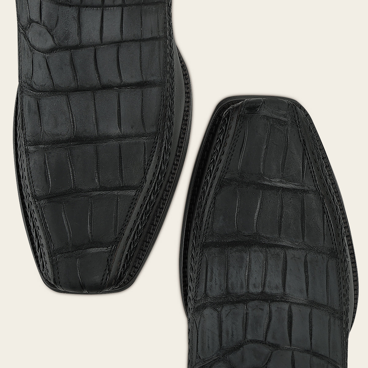 Bota urbana en piel genuina de alligator para caballero