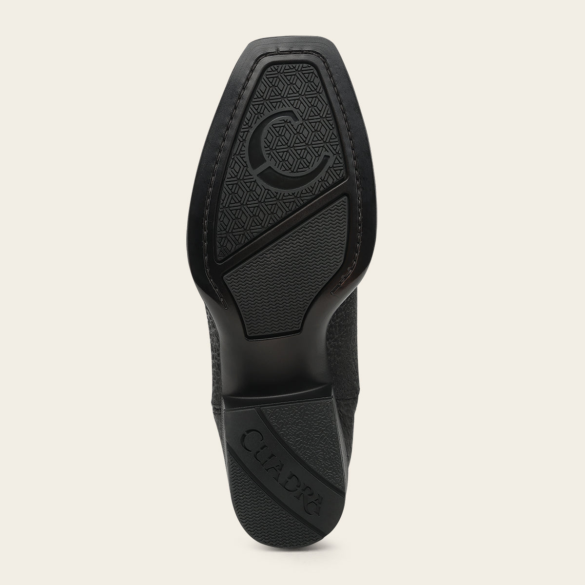 Bota urbana en piel genuina de bisonte para caballero