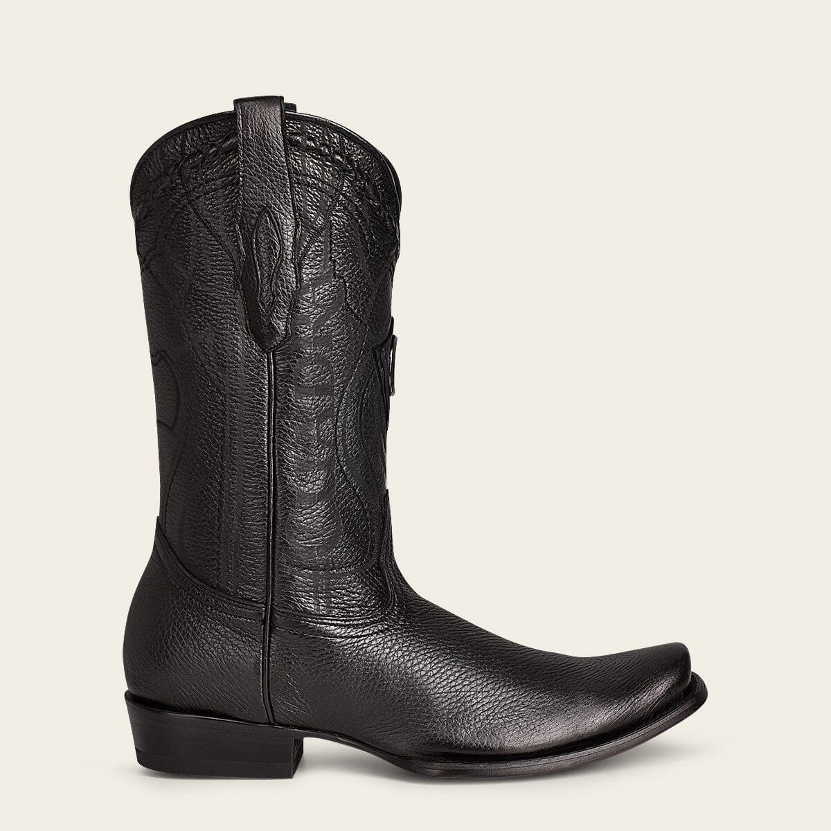 Bota tradicional en piel genuina de venado para caballero