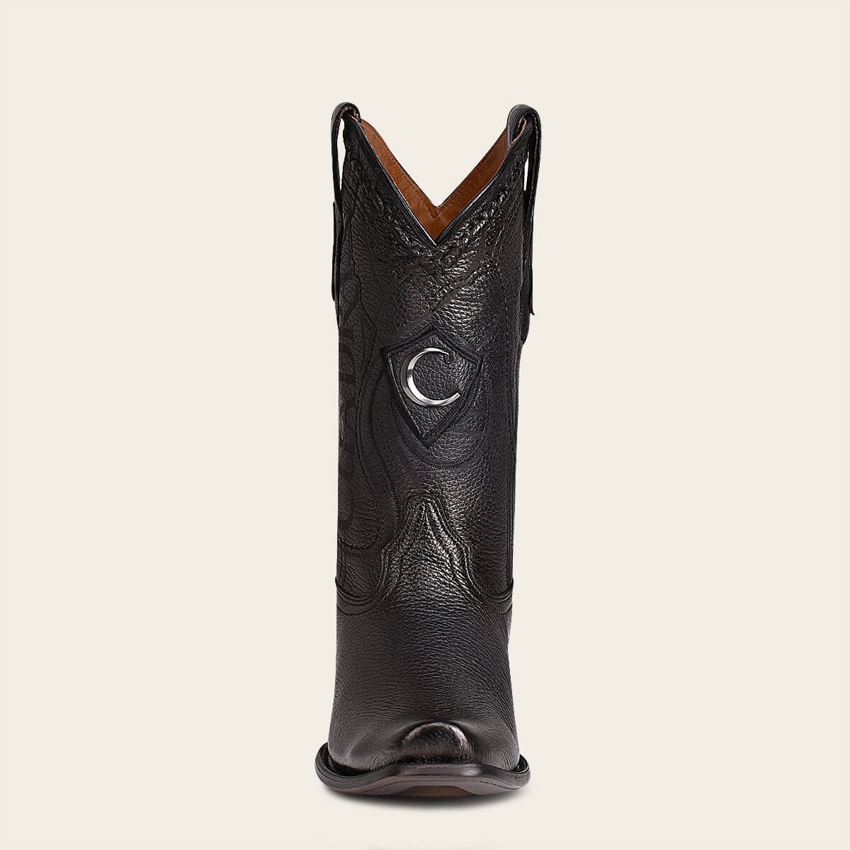 Bota tradicional en piel genuina de venado para caballero