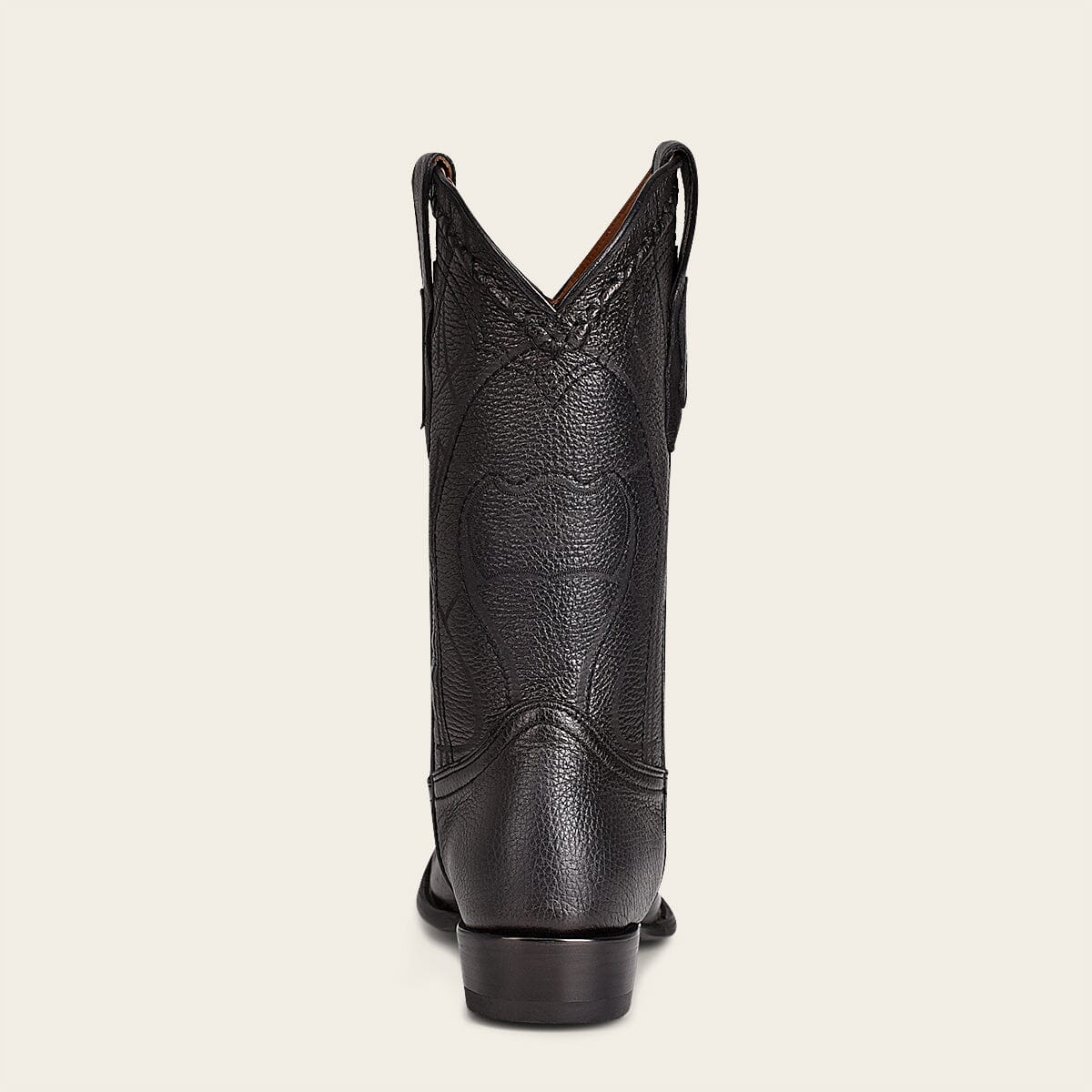 Bota tradicional en piel genuina de venado para caballero