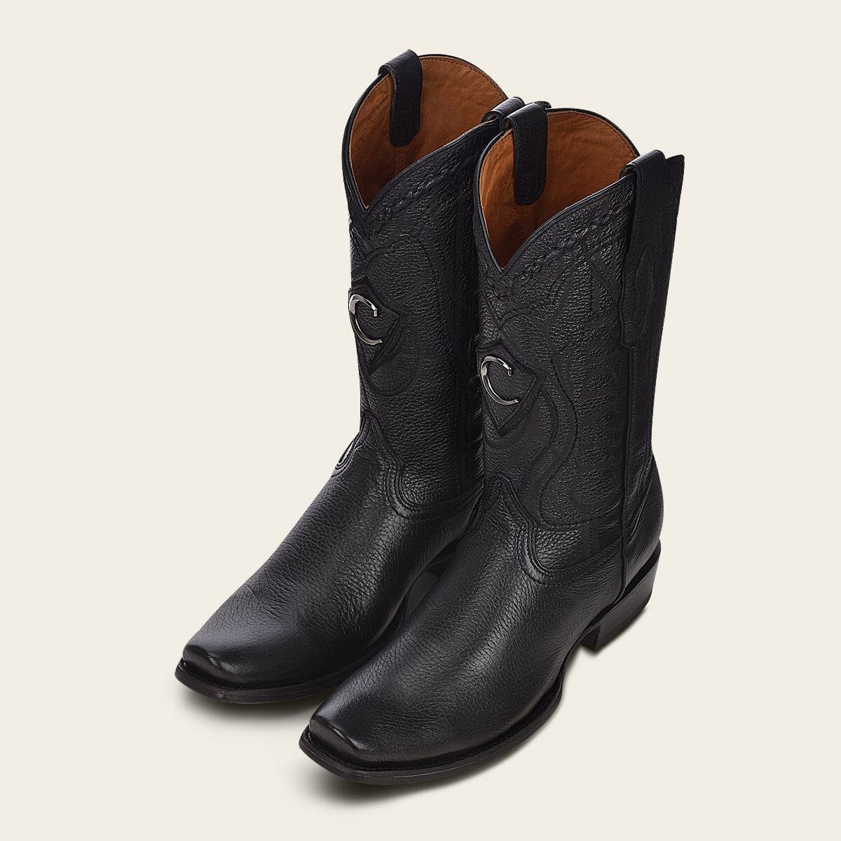 Bota tradicional en piel genuina de venado para caballero