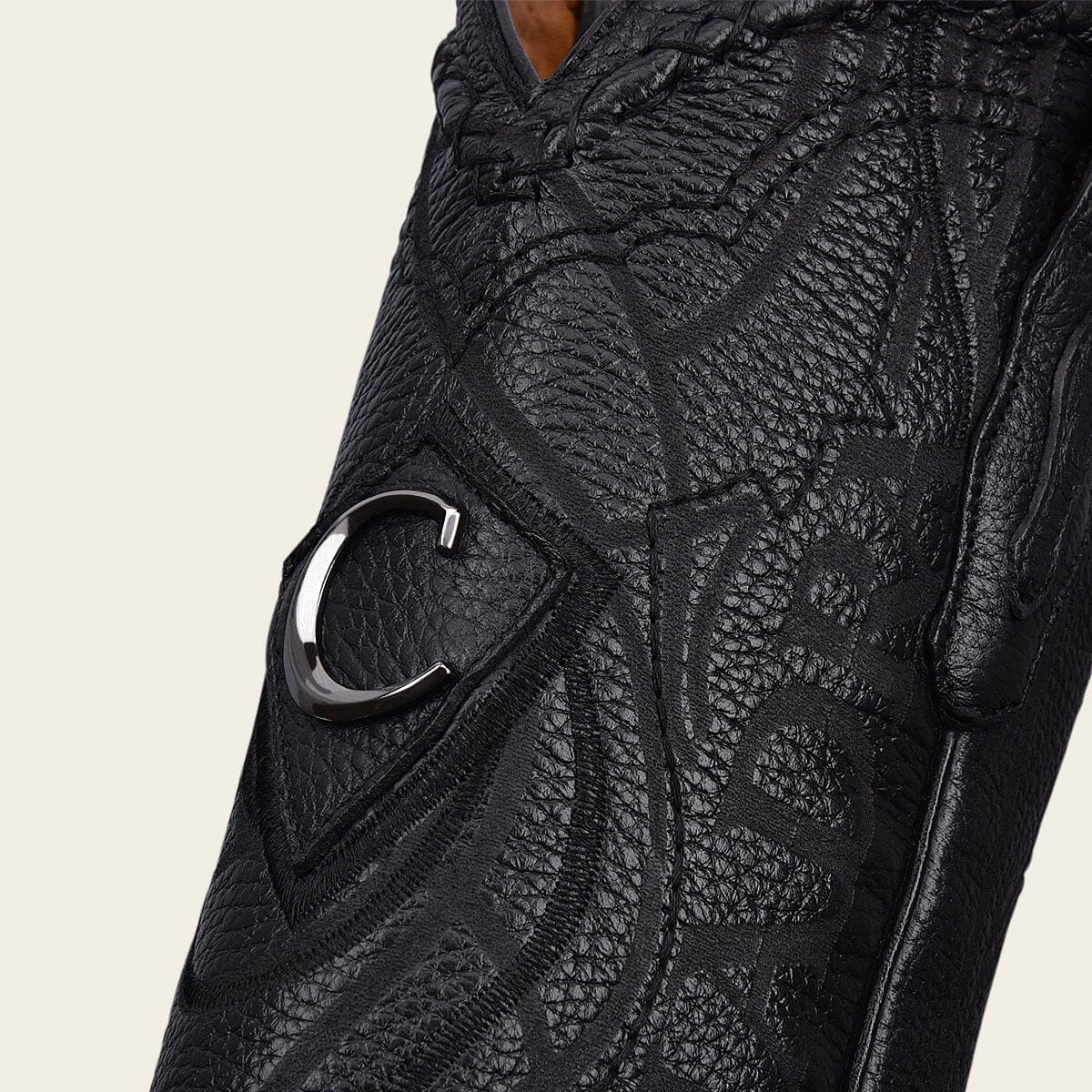 Bota tradicional en piel genuina de venado para caballero