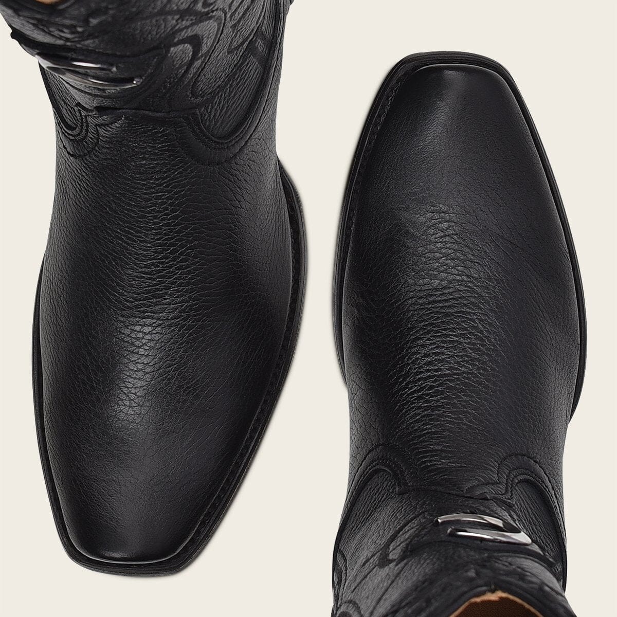 Bota tradicional en piel genuina de venado para caballero