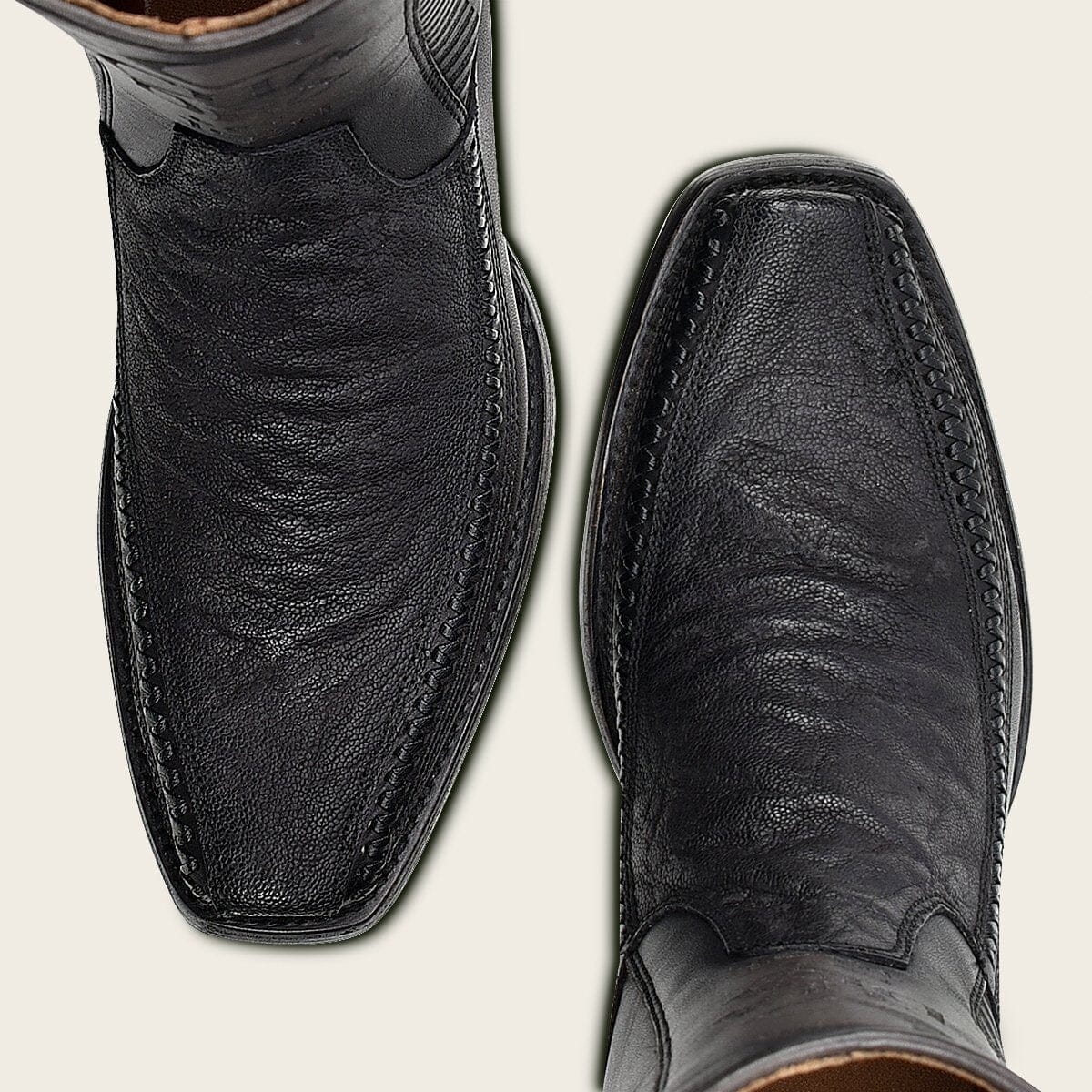 Bota casual en piel genuina de elefante para caballero