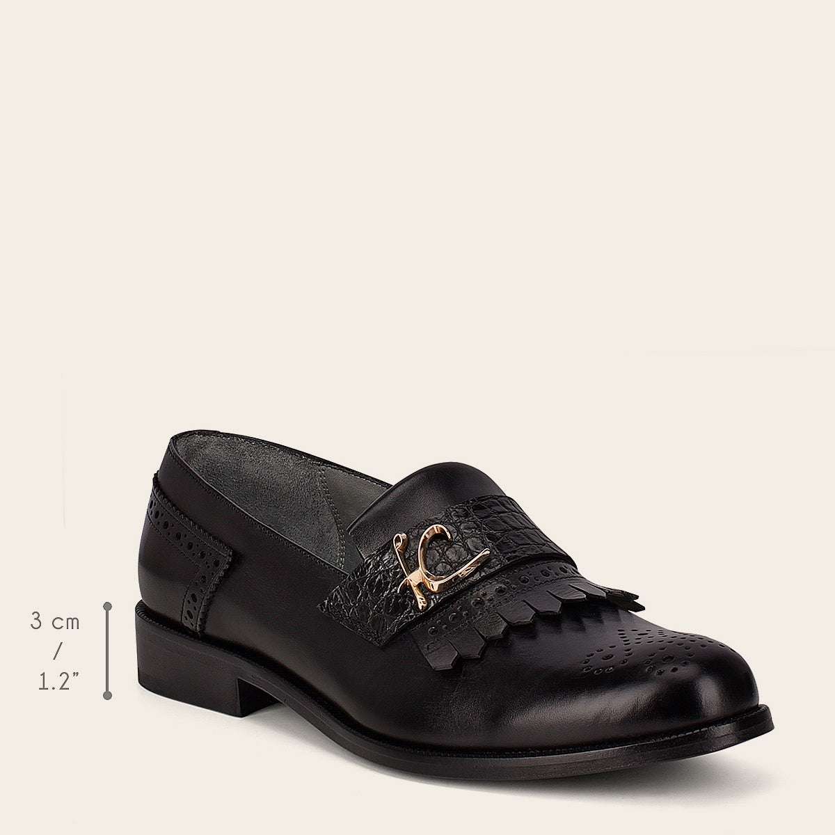 Mocasín para dama en piel de bovino