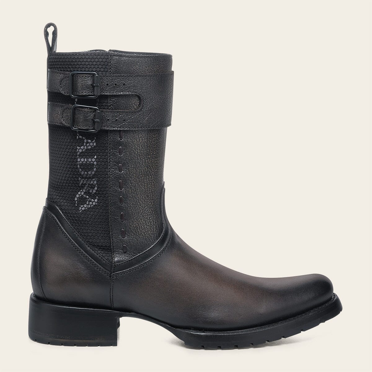 Bota urbana en piel genuina para caballero